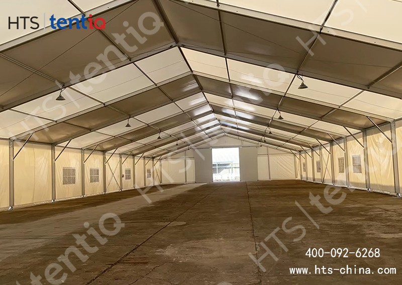 現(xiàn)有廠房不能再擴建，用鋁合金工業(yè)倉庫篷房能快速解決