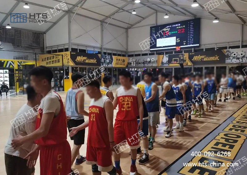 裝配式篷房籃球館完全契合體育場(chǎng)館建設(shè)行業(yè)新政策要求