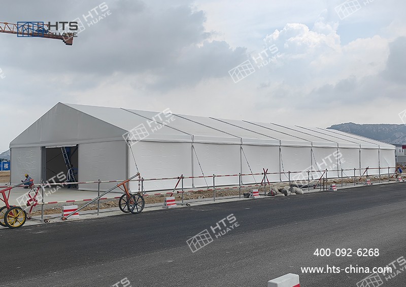 抗 13 級(jí)臺(tái)風(fēng)！這款工業(yè)鋁合金倉儲(chǔ)篷房，解鎖企業(yè)臨時(shí)空間新方案