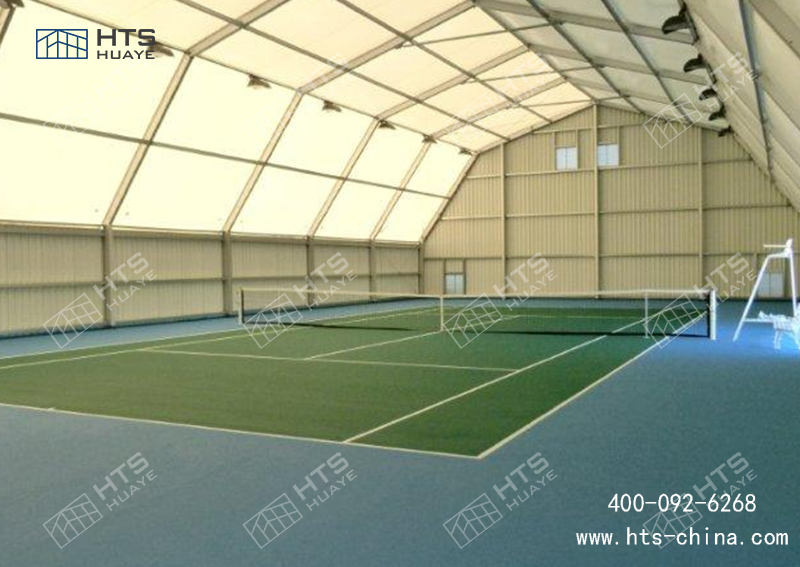 篷房球館建造效率碾壓鋼結(jié)構(gòu)，20天打造專業(yè)級(jí)球館